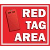 5S Supplies 5S Red Tag Area Sign Aluminum Hanging Sign V3 22in x 18in HS-REDTAG-V3